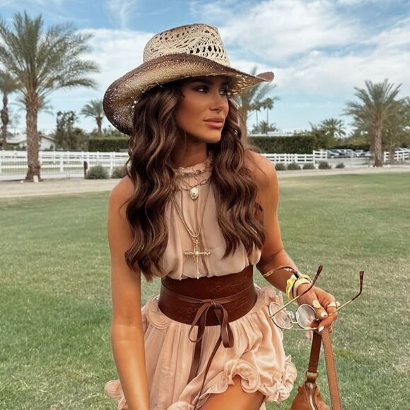 ZARA TIED LEATHER SASH BELT main image 8